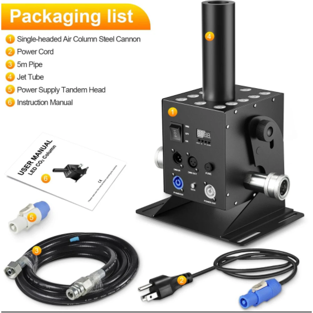 150W CO2 jet met leds - Afbeelding 3