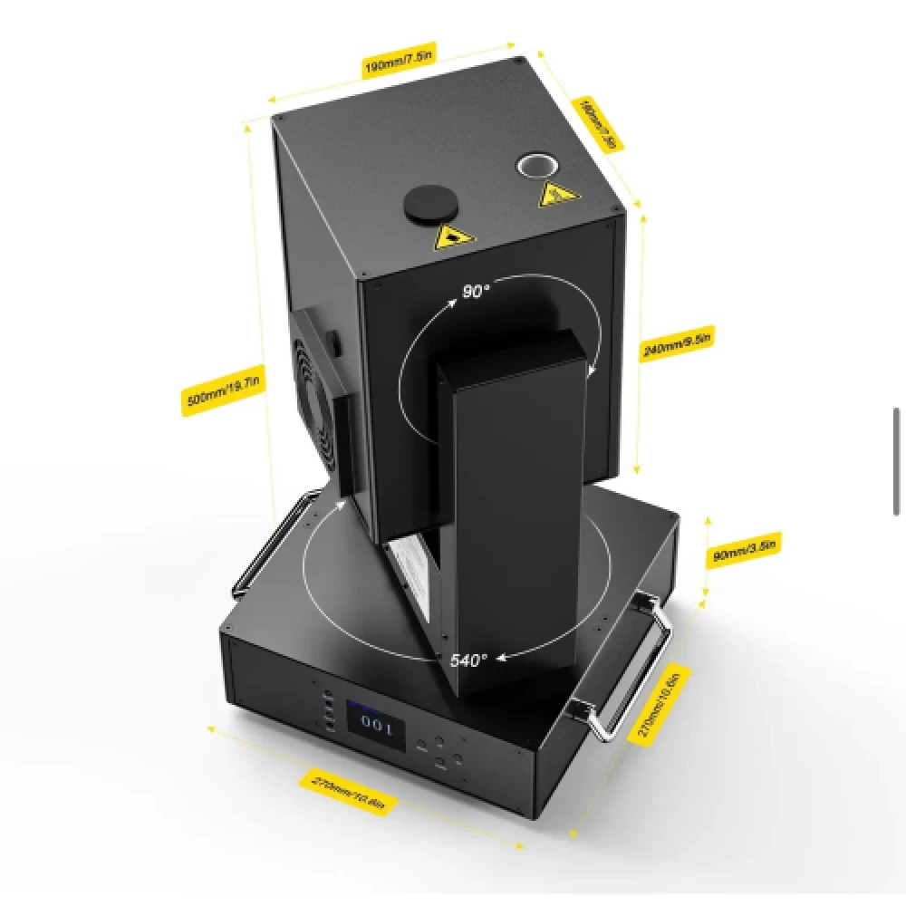 750W 540 graden ronddraaiende sparkular movinghead - Afbeelding 6