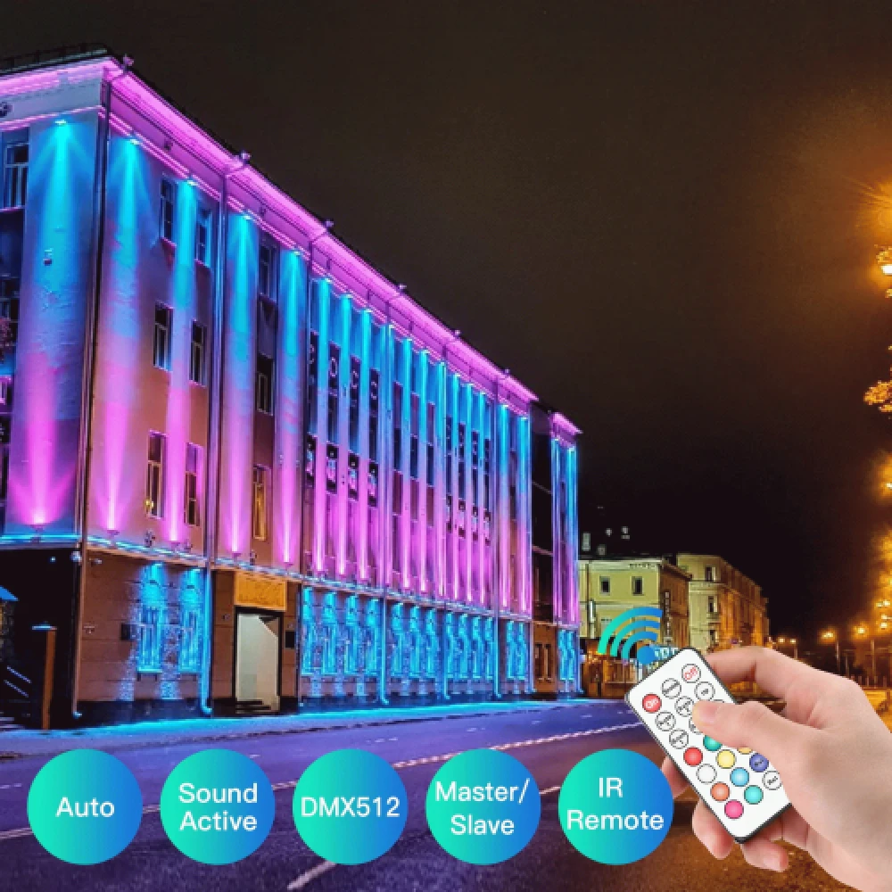 LED PAR Light – 9×6W RGBW met DMX & Afstandsbediening - Afbeelding 6
