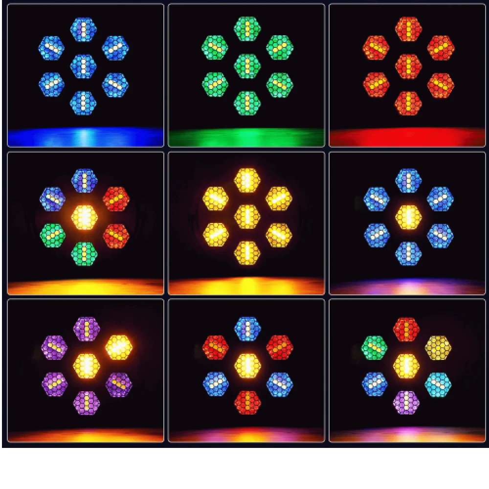 350W LED COB RGBW Par Light - Afbeelding 5
