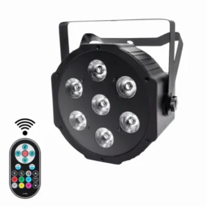 7×10W RGBWA LED Par Light met DMX & Afstandsbediening