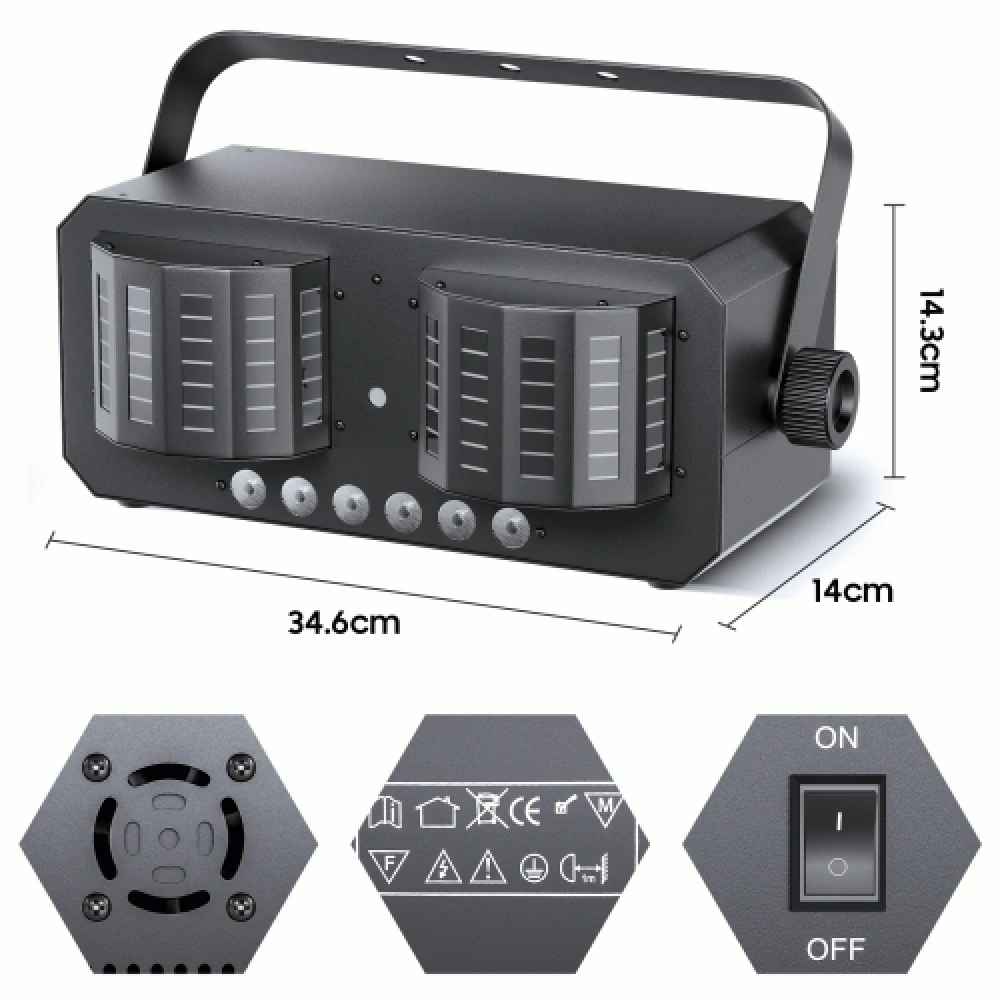 30W Laser met Led en afstandsbediening - Afbeelding 2