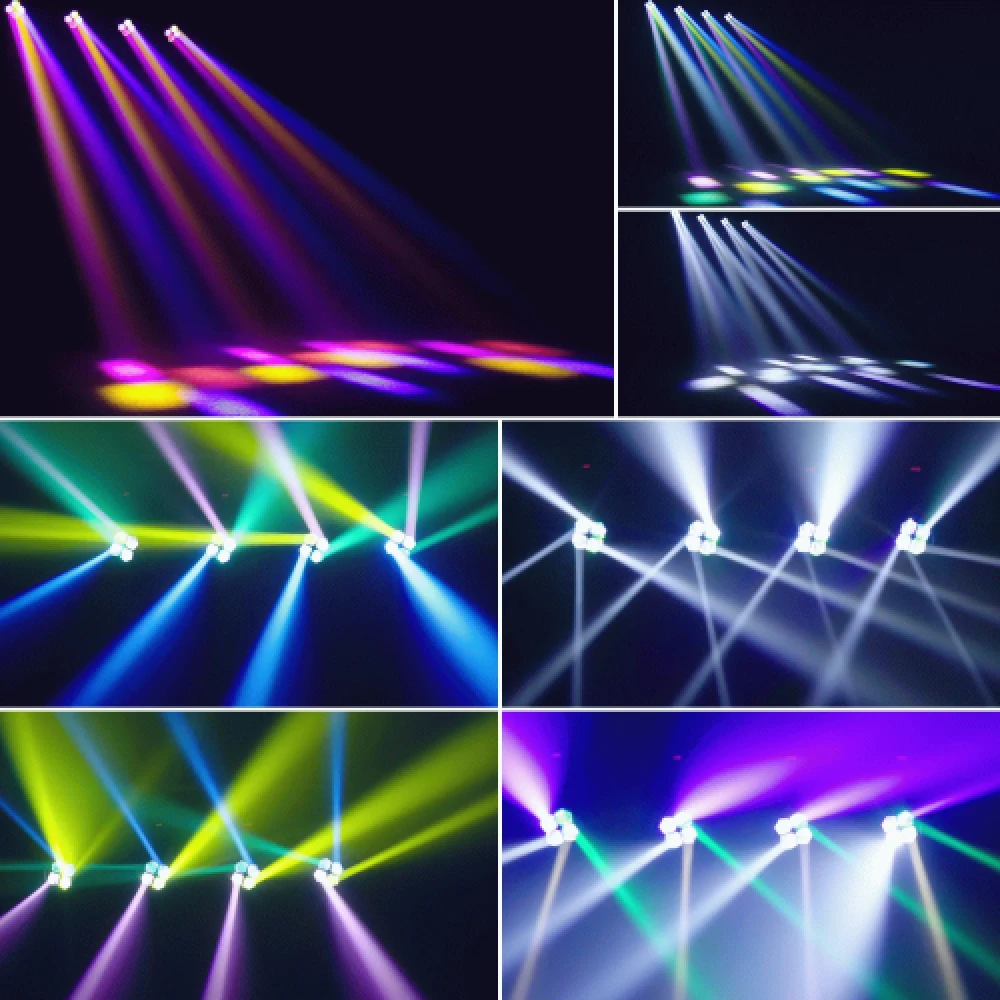 80W beam movinghead met 8 gobo's en 8 kleuren - Afbeelding 9