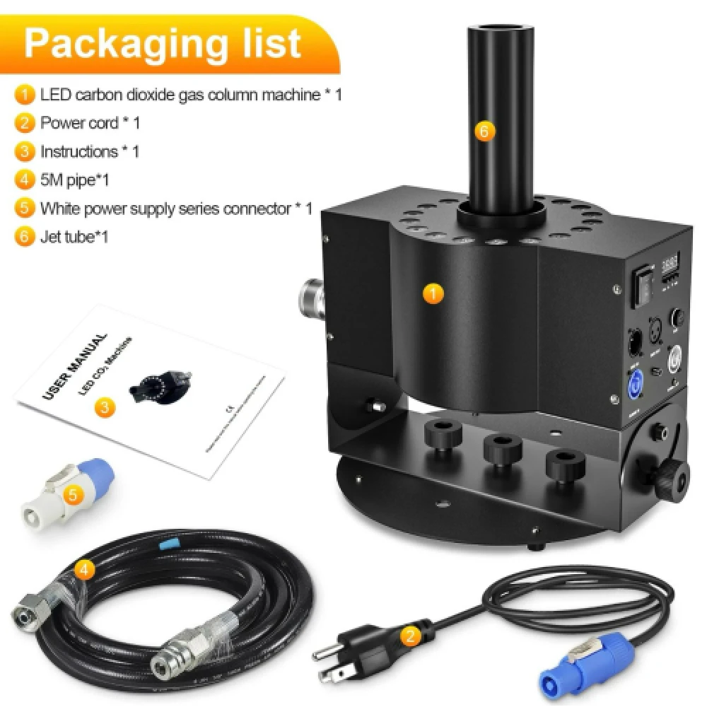 300W CO2 jet met leds - Afbeelding 4