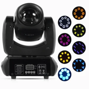 130W Beam movinghead met 9 gobo's