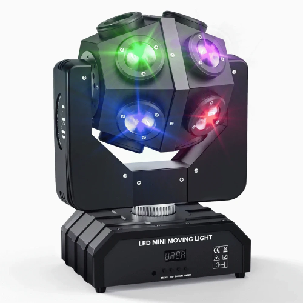 150W ronddraaiende movinghead RGBW 4 in 1