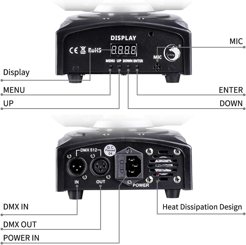 LED Stage Light – Professionele RGBW DMX PAR Lamp - Afbeelding 6