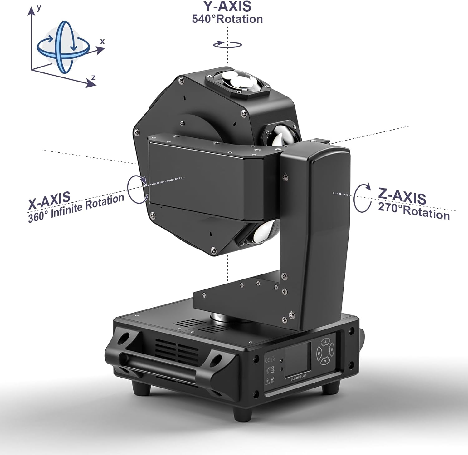LED Stage Light – Professionele RGBW DMX PAR Lamp - Afbeelding 4