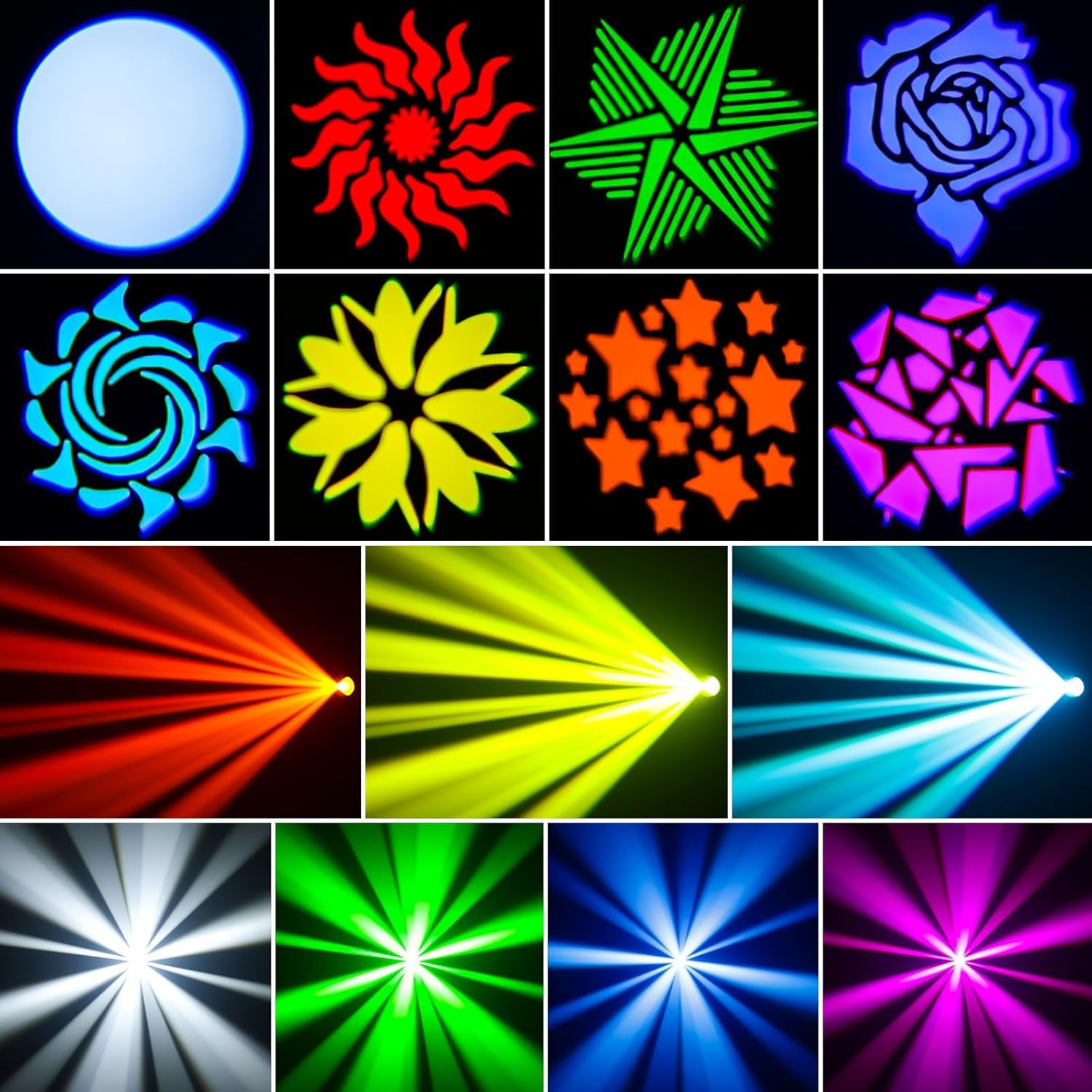 LED Stage Light – Professionele RGBW DMX PAR Lamp - Afbeelding 9