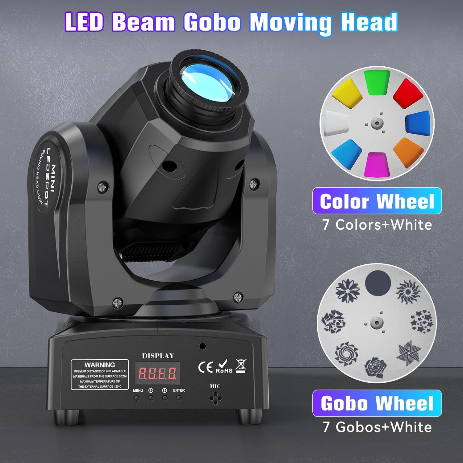 LED Stage Light – Professionele RGBW DMX PAR Lamp - Afbeelding 2