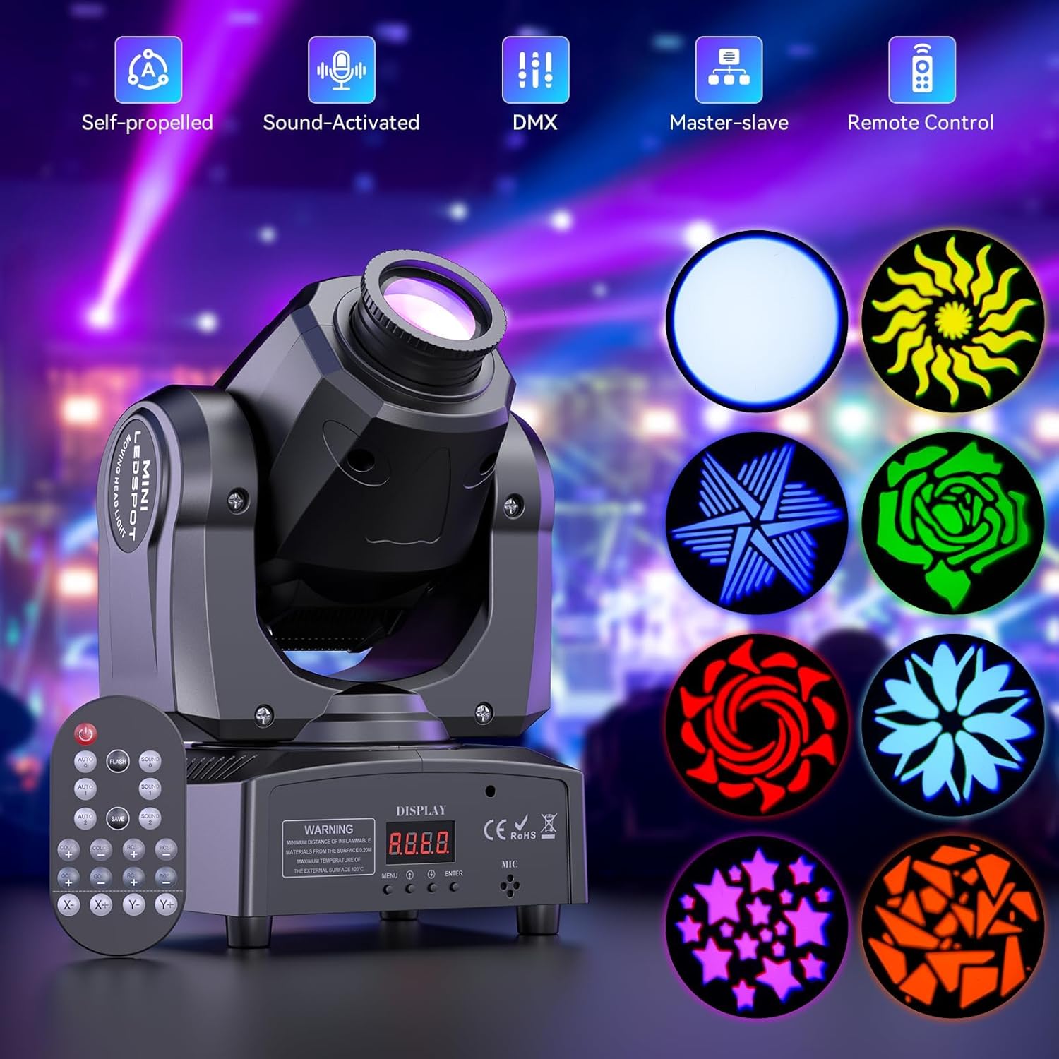 LED Stage Light – Professionele RGBW DMX PAR Lamp - Afbeelding 8