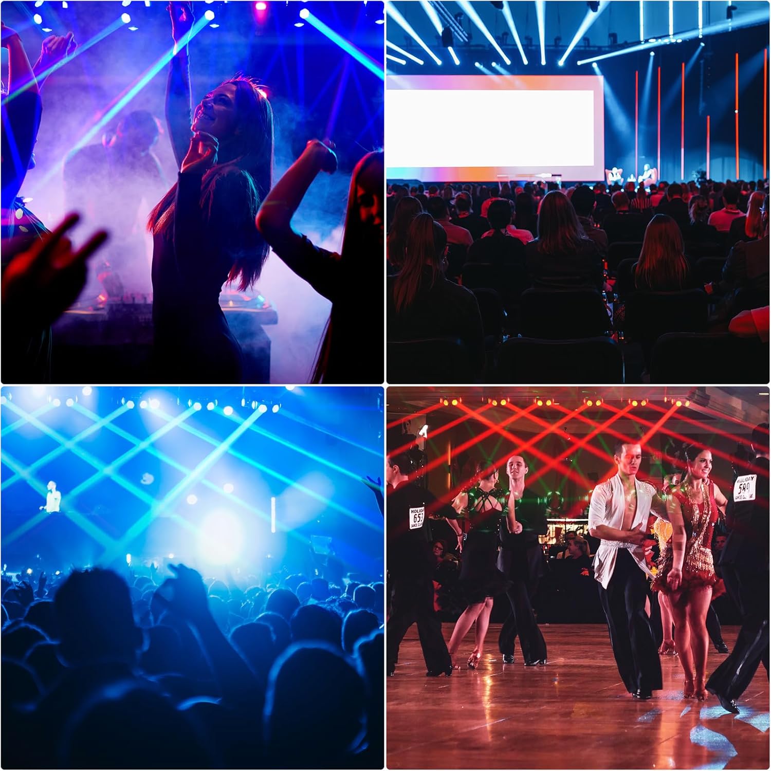 LED Stage Light – Professionele RGBW DMX PAR Lamp - Afbeelding 2