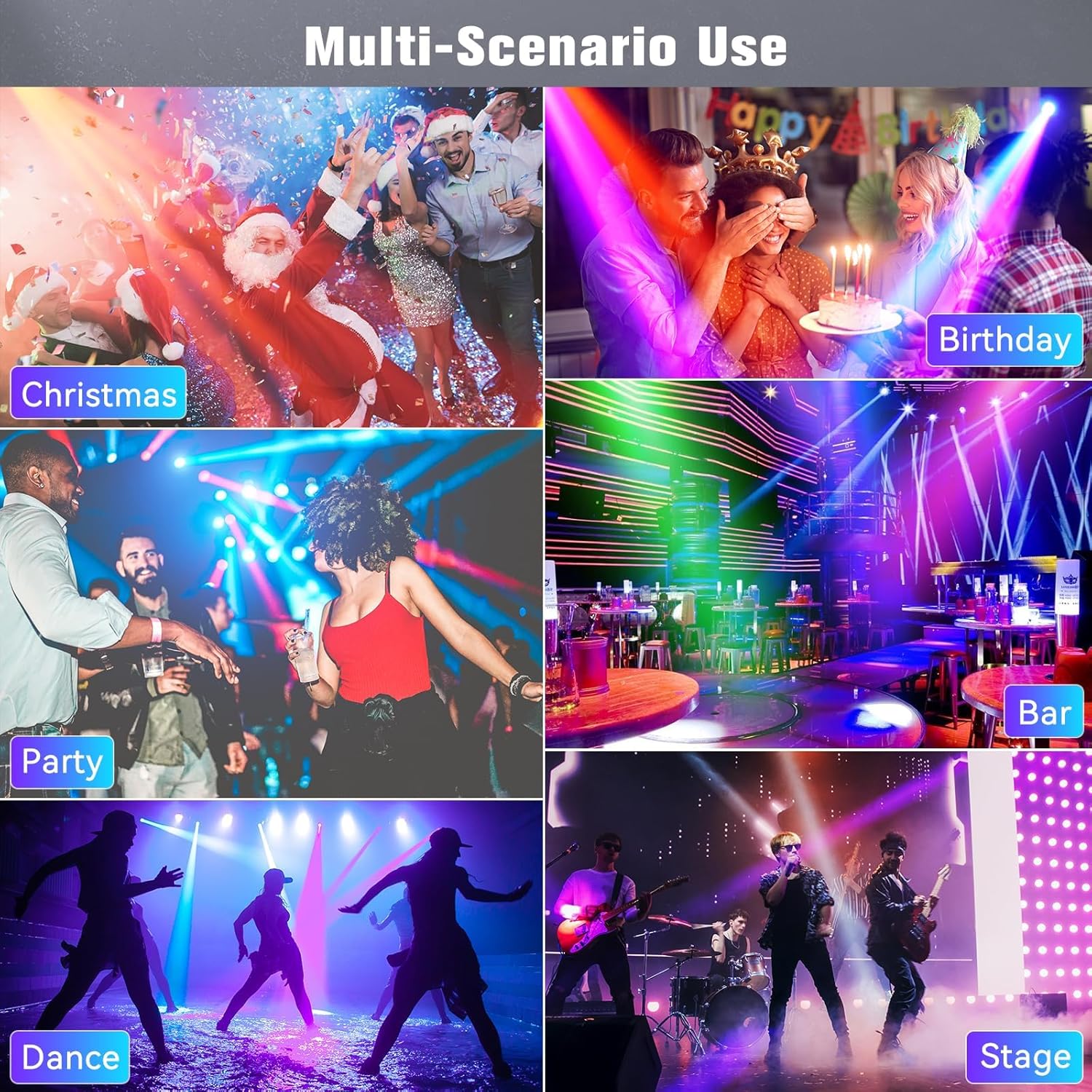 LED Stage Light – Professionele RGBW DMX PAR Lamp - Afbeelding 4