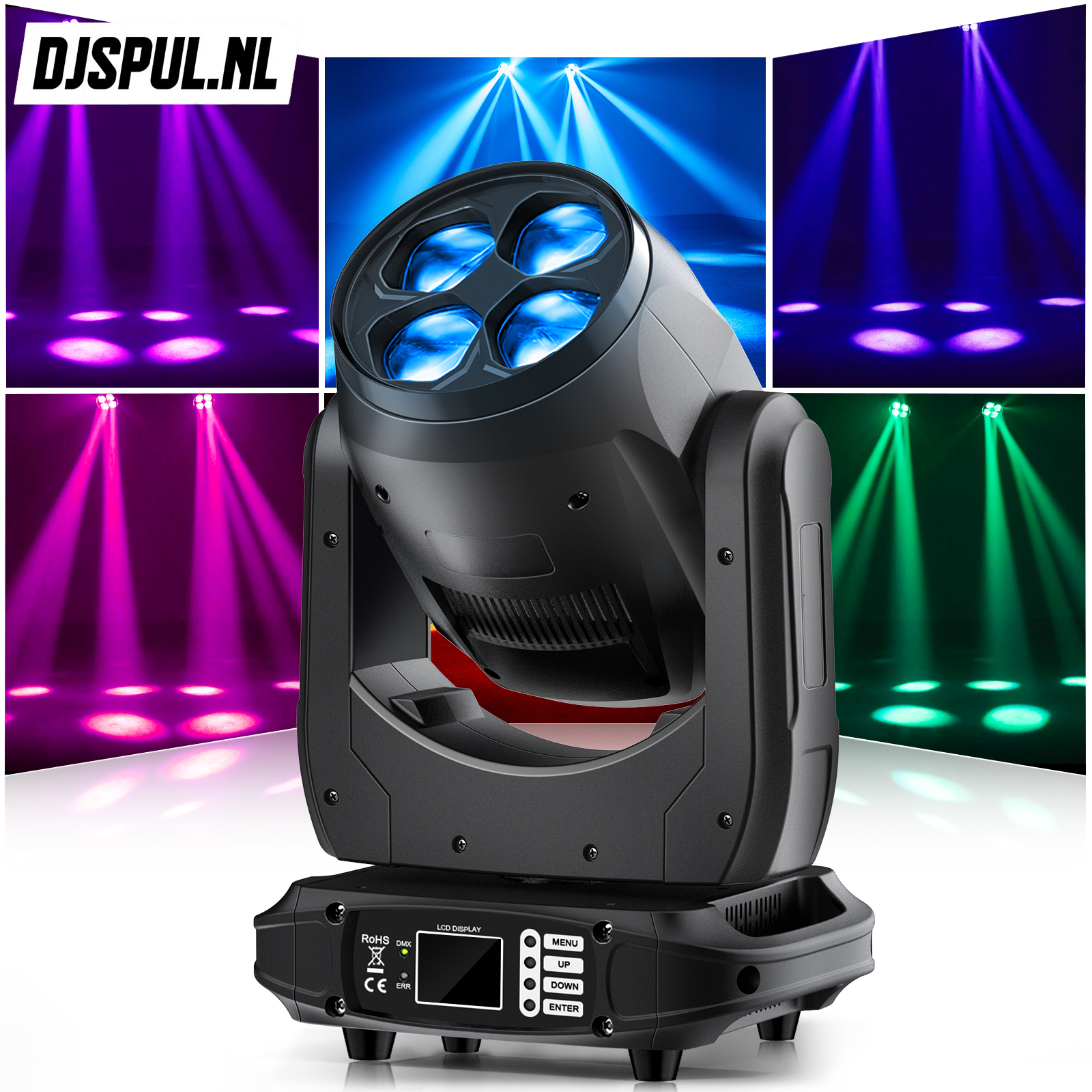 Bee Eyes 4‑in‑1 Moving Head Beam