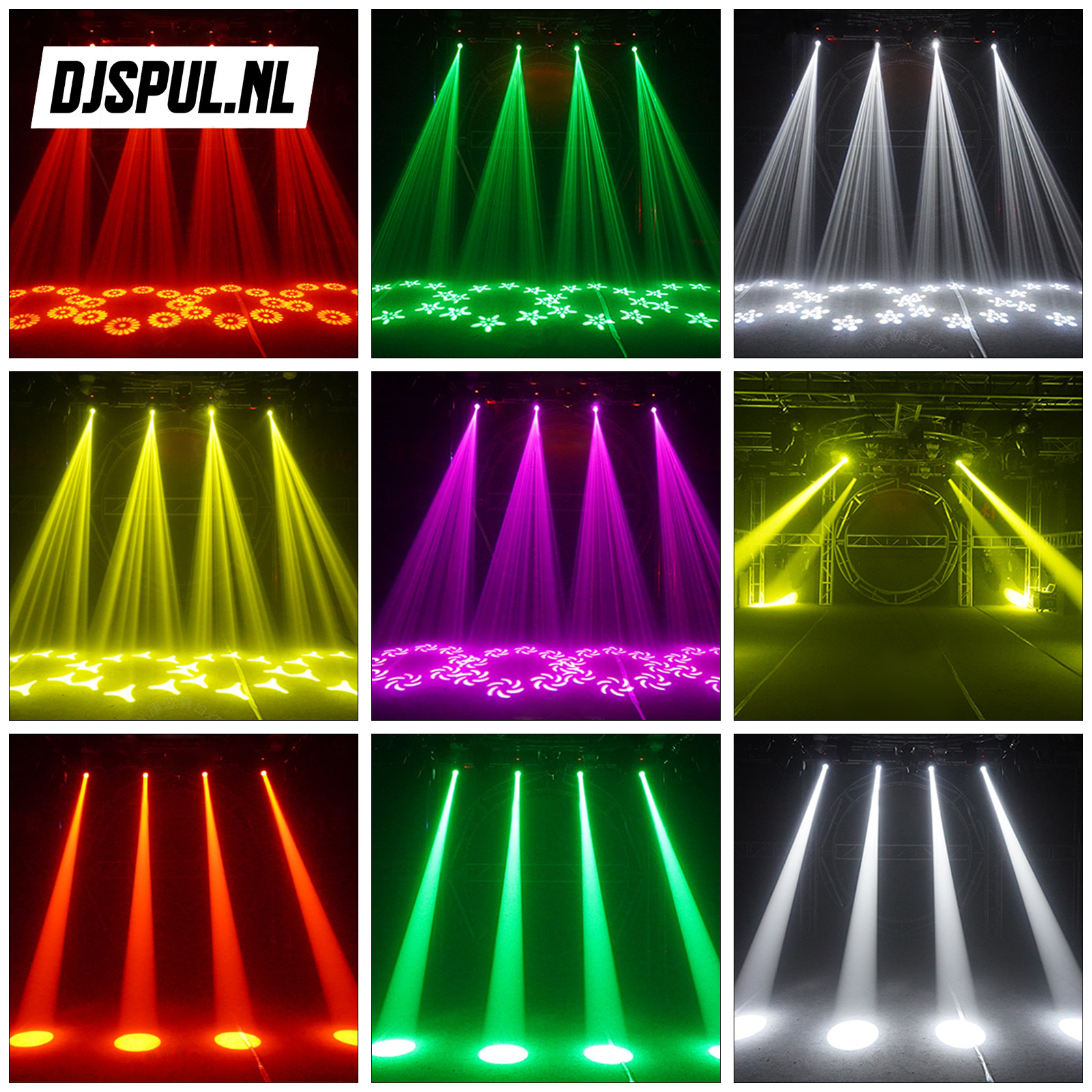 100W Beam & Gobo Moving Head - Afbeelding 4