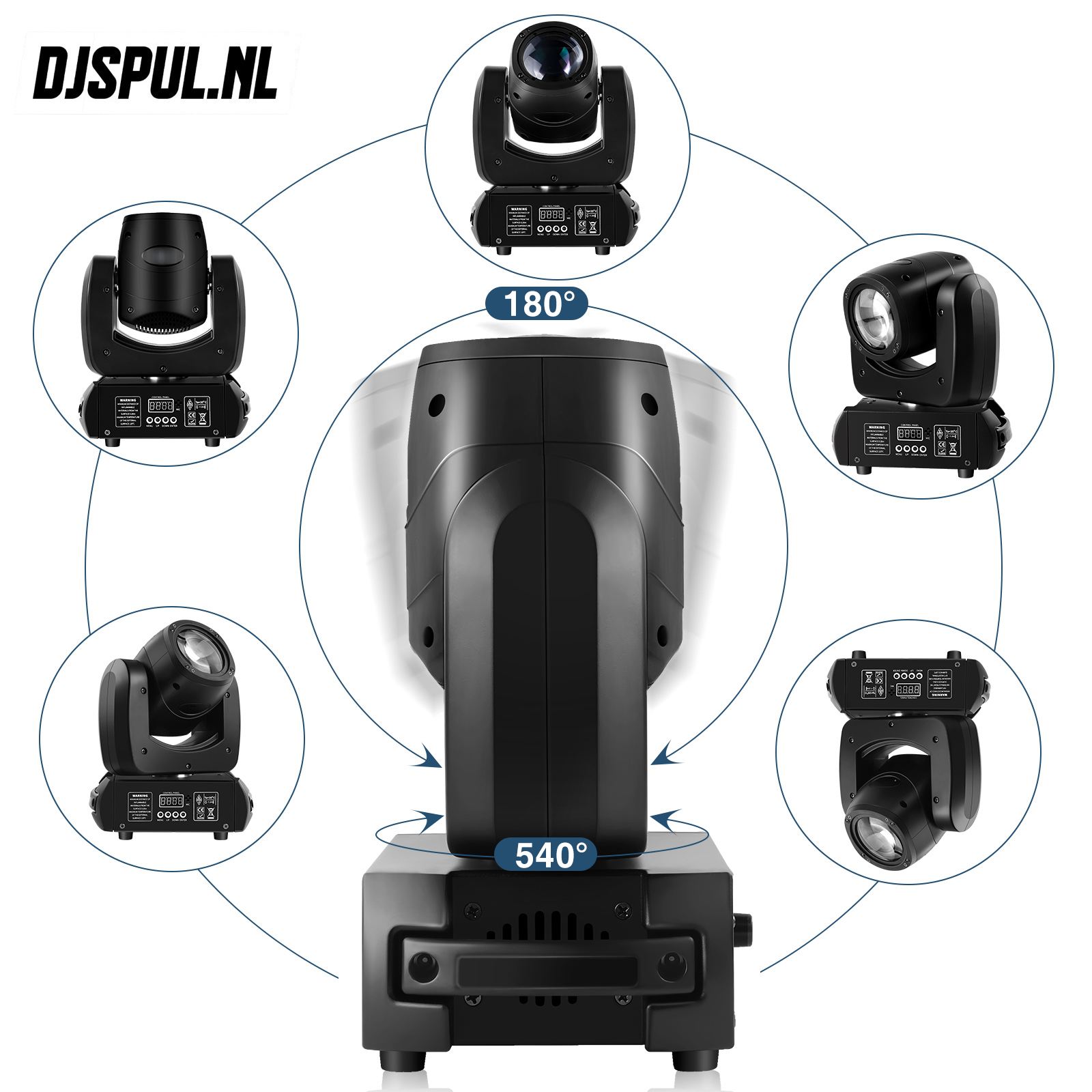 100W Beam & Gobo Moving Head - Afbeelding 5