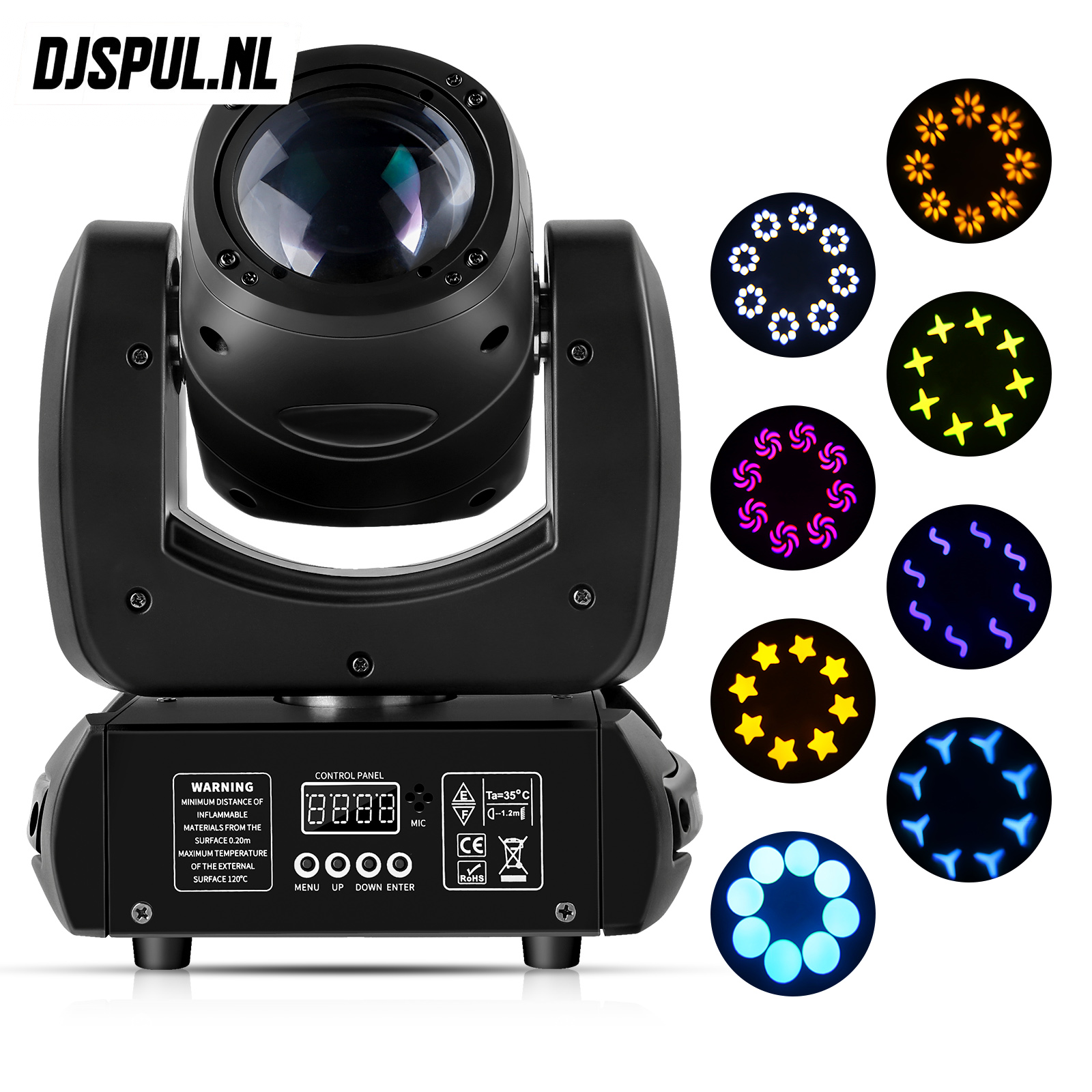 100W Beam & Gobo Moving Head - Afbeelding 7