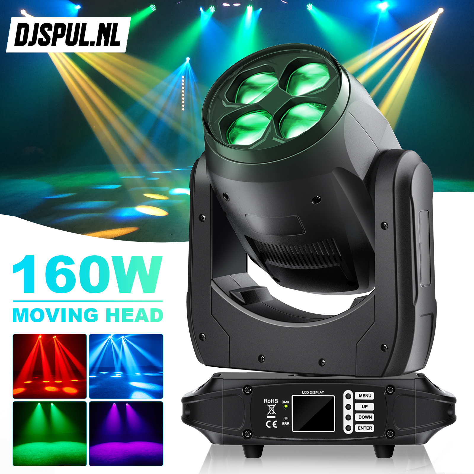 Bee Eyes 4‑in‑1 Moving Head Beam - Afbeelding 9